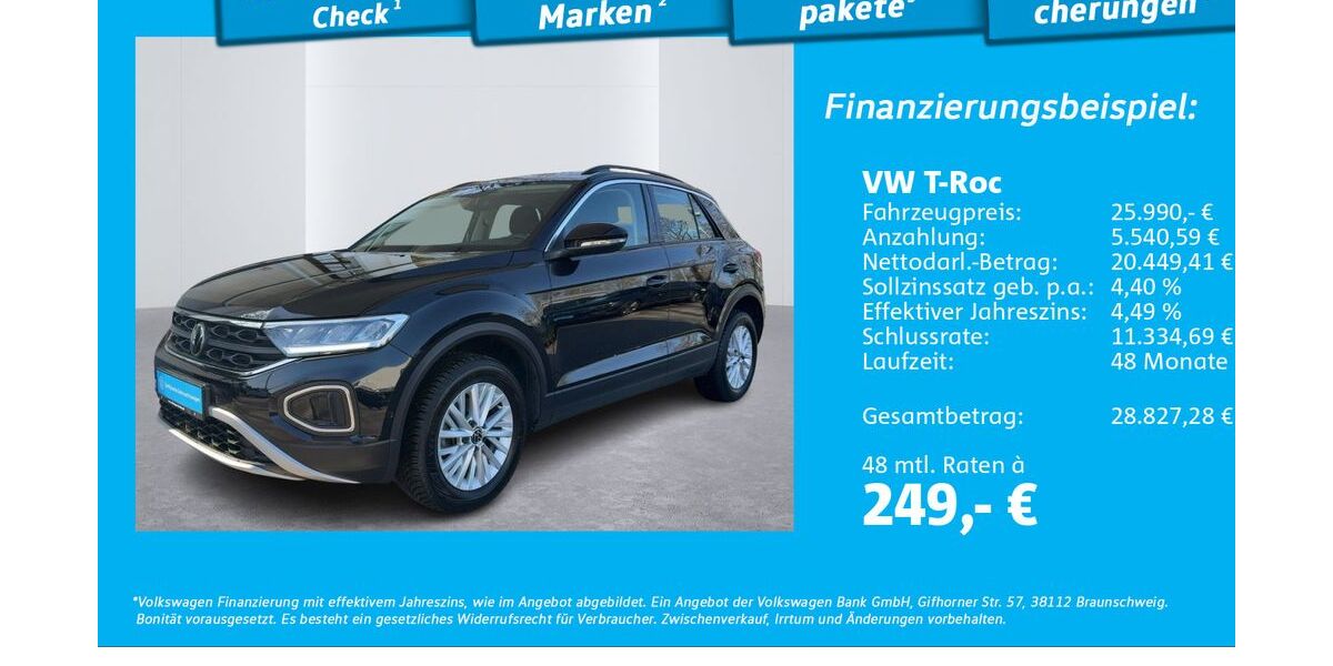 VW T-Roc 18.611 km 25.990 &euro; Glinde 21509