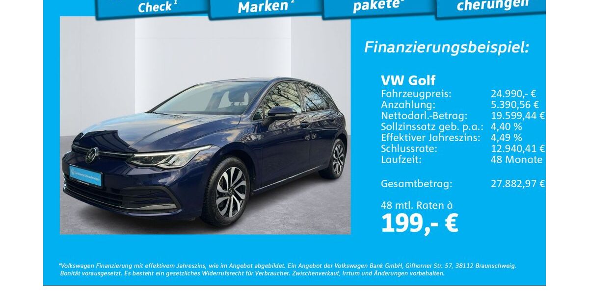 VW Golf 51.423 km 24.990 &euro; Glinde 21509