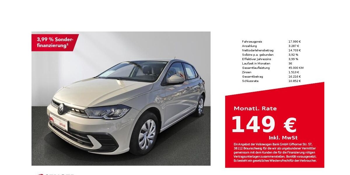 VW Polo 57.500 km 17.880 &euro; Bad Oldesloe 23843