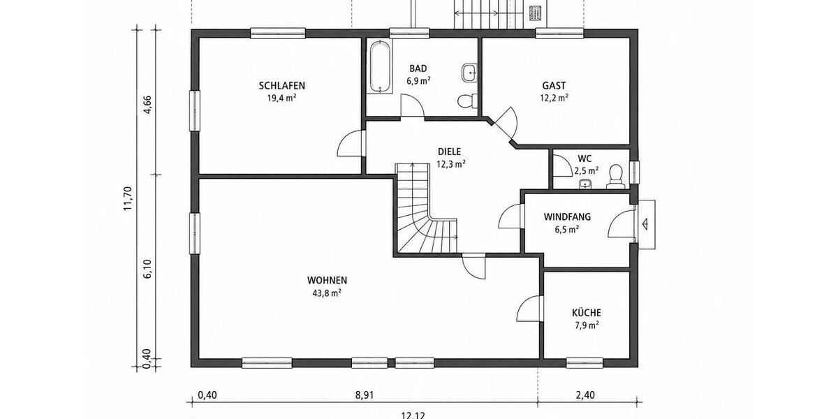 Einfamilienhaus Bad Bramstedt - 5 Zimmer, 196 m&sup2;, 599.000&euro; | Angebot:26764161