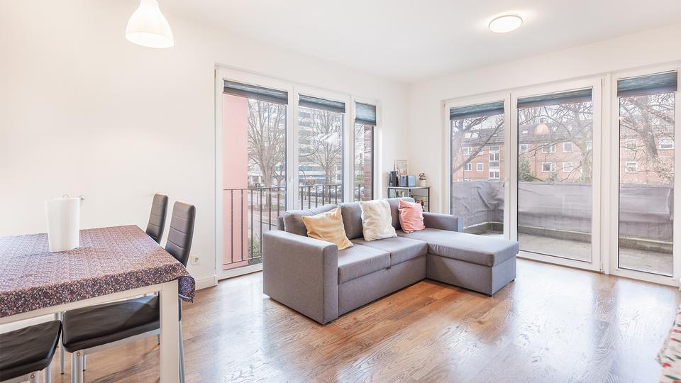 Etagenwohnung Hamburg Schnelsen - 3 Zimmer, 77 m&sup2;, 1.259&euro; | Angebot:25961502