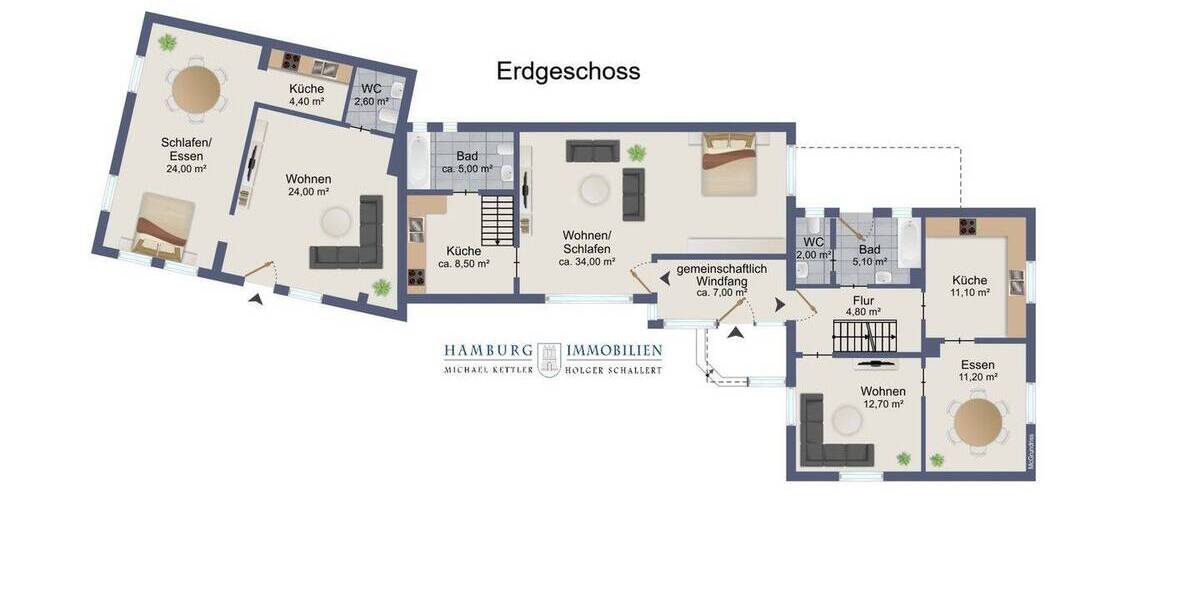 Mehrfamilienhaus, Wohnhaus Bad Bramstedt - 1 Zimmer, 206 m&sup2;, 435.000&euro; | Angebot:25734020