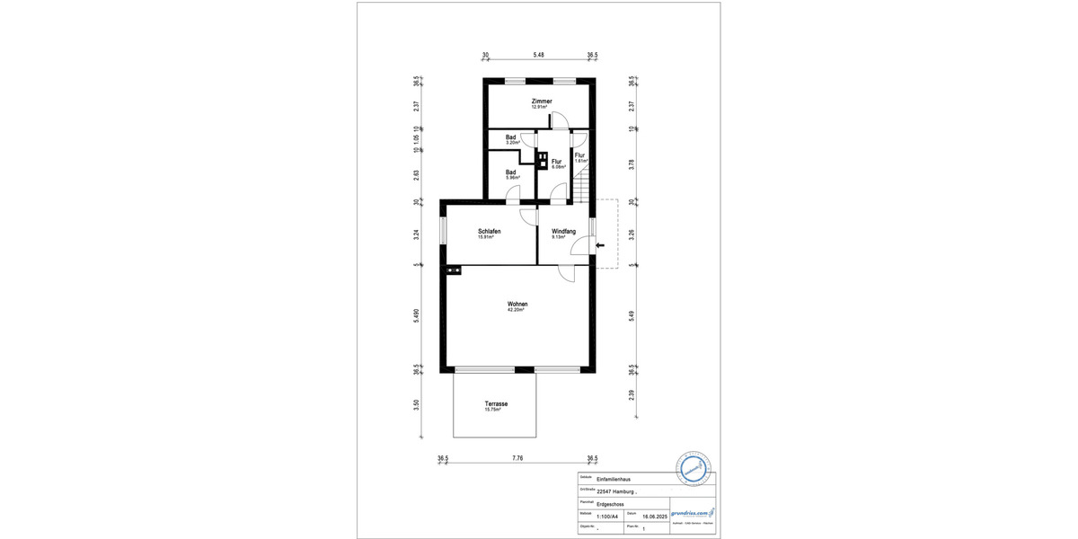 Doppelhaushälfte Hamburg Lurup - 5 Zimmer, 123 m&sup2;, 645.000&euro; | Angebot:26798809