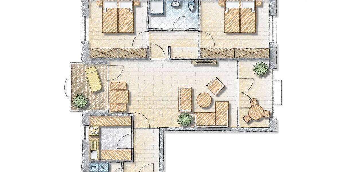 Etagenwohnung Norderstedt Harksheide - 3 Zimmer, 85 m&sup2;, 339.000&euro; | Angebot:25996171