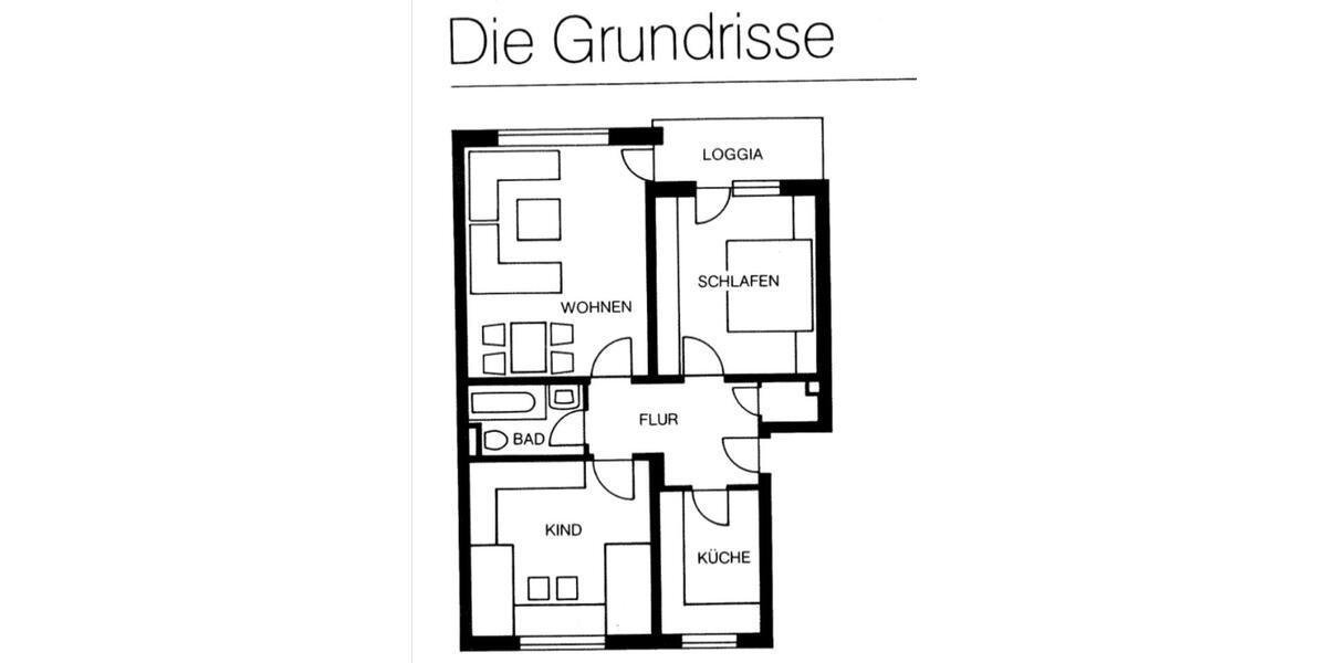 Etagenwohnung Wedel - 3 Zimmer, 73 m&sup2;, 215.000&euro; | Angebot:26787049