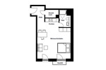 Etagenwohnung Hamburg Hamburg-Mitte - 1 Zimmer, 46 m&sup2;, 1.175&euro; | Angebot:21867142