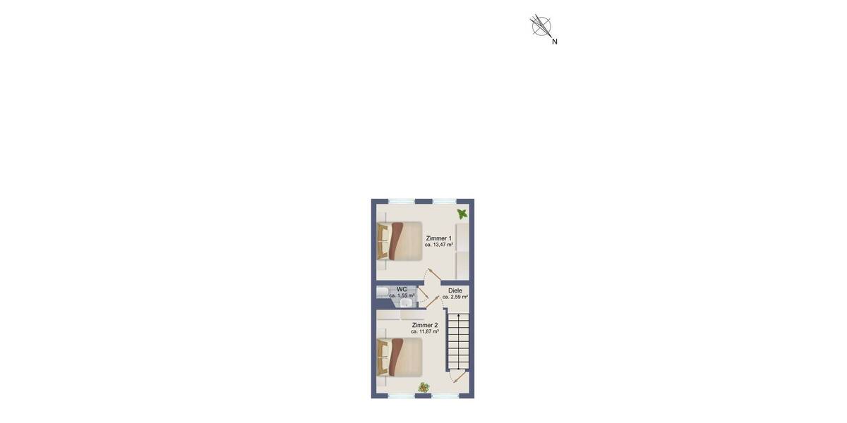 Reihenmittelhaus Hamburg / Farmsen-Berne Farmsen-Berne - 4 Zimmer, 76 m&sup2;, 298.000&euro; | Angebot:26796803