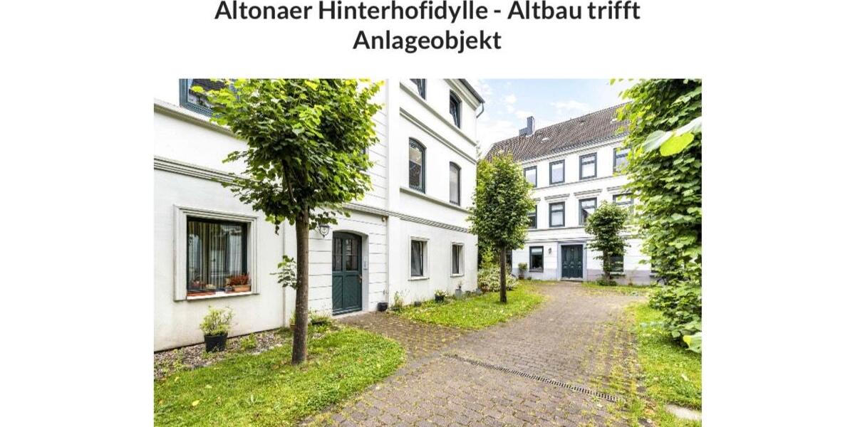 Erdgeschoßwohnung Hamburg Hamburg-Mitte - 2 Zimmer, 58 m&sup2;, 309.000&euro; | Angebot:25979459