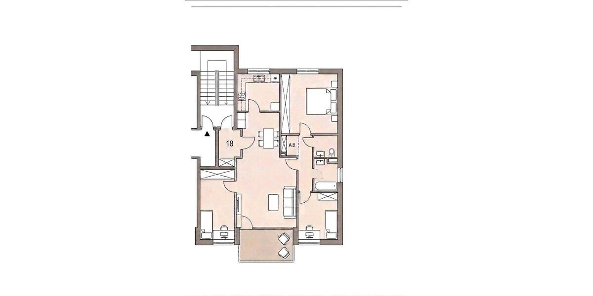 Etagenwohnung Oststeinbek - 4 Zimmer, 80 m&sup2;, 259.000&euro; | Angebot:27082914