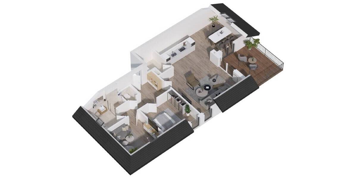 Etagenwohnung Halstenbek - 4 Zimmer, 128 m&sup2;, 791.000&euro; | Angebot:25706049