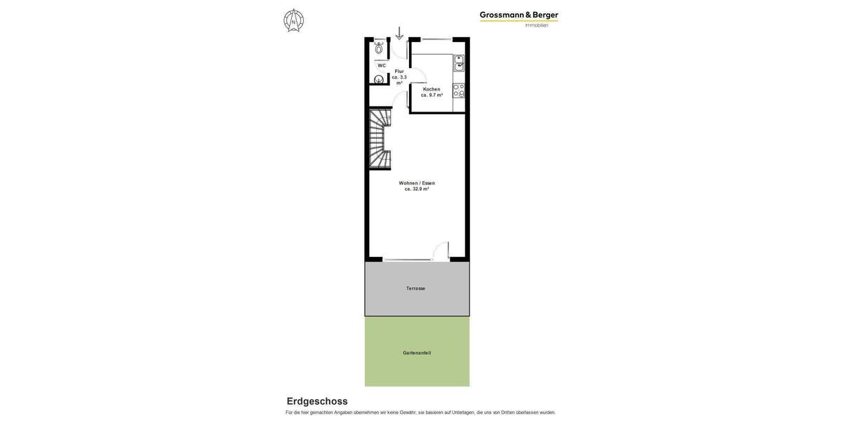 Reihenmittelhaus Wedel - 4 Zimmer, 108 m&sup2;, 449.000&euro; | Angebot:25662600