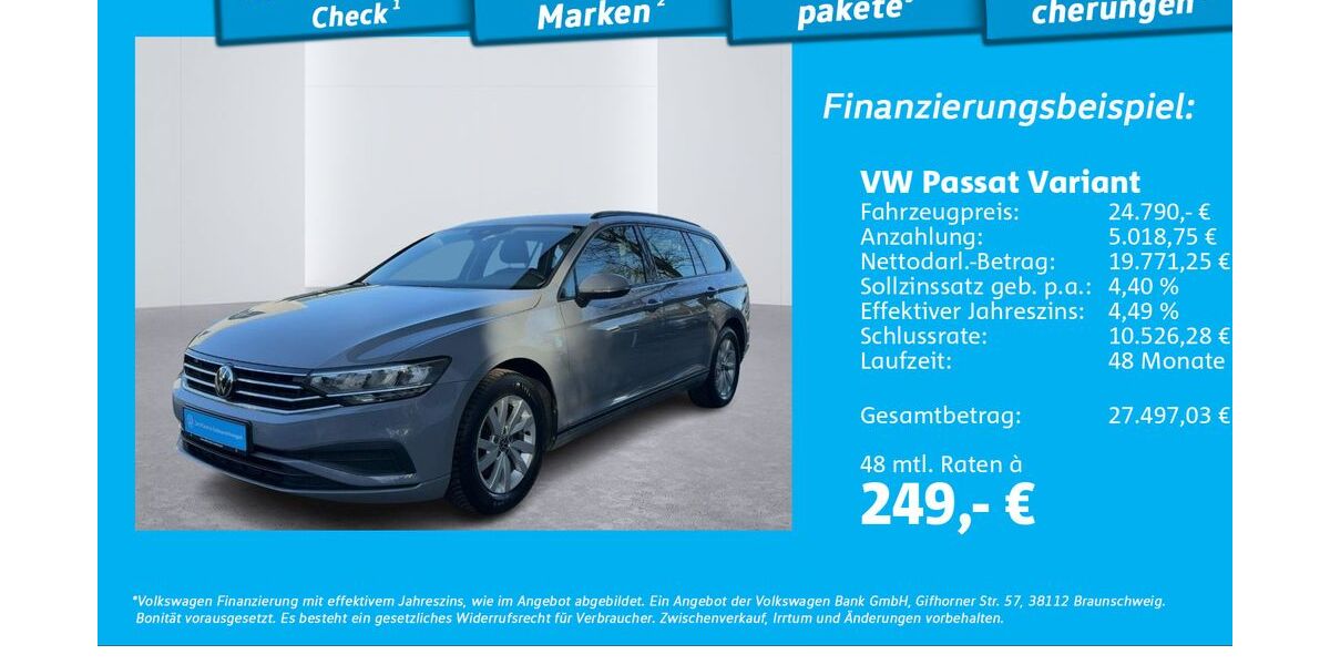 VW Passat Variant 58.448 km 23.490 &euro; Glinde 21509