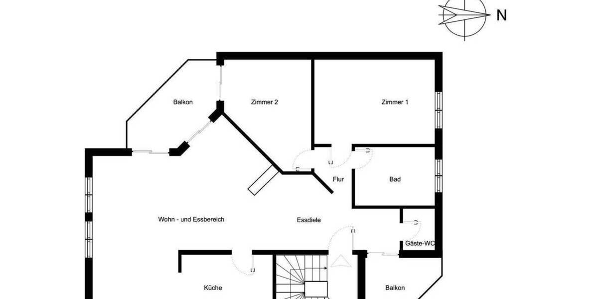 Etagenwohnung Hamburg Othmarschen - 3 Zimmer, 104 m&sup2;, 690.000&euro; | Angebot:25738392