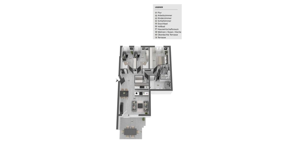 Erdgeschoßwohnung Hamburg Ottensen - 4 Zimmer, 90 m&sup2;, 2.800&euro; | Angebot:26200550