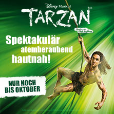 Disneys Musical TARZAN 27.08.2026 Stage Theater Neue Flora Hamburg