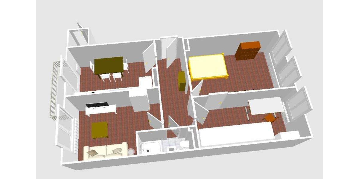 Etagenwohnung Hamburg Harburg - 3 Zimmer, 60 m&sup2;, 279.000&euro; | Angebot:25899119