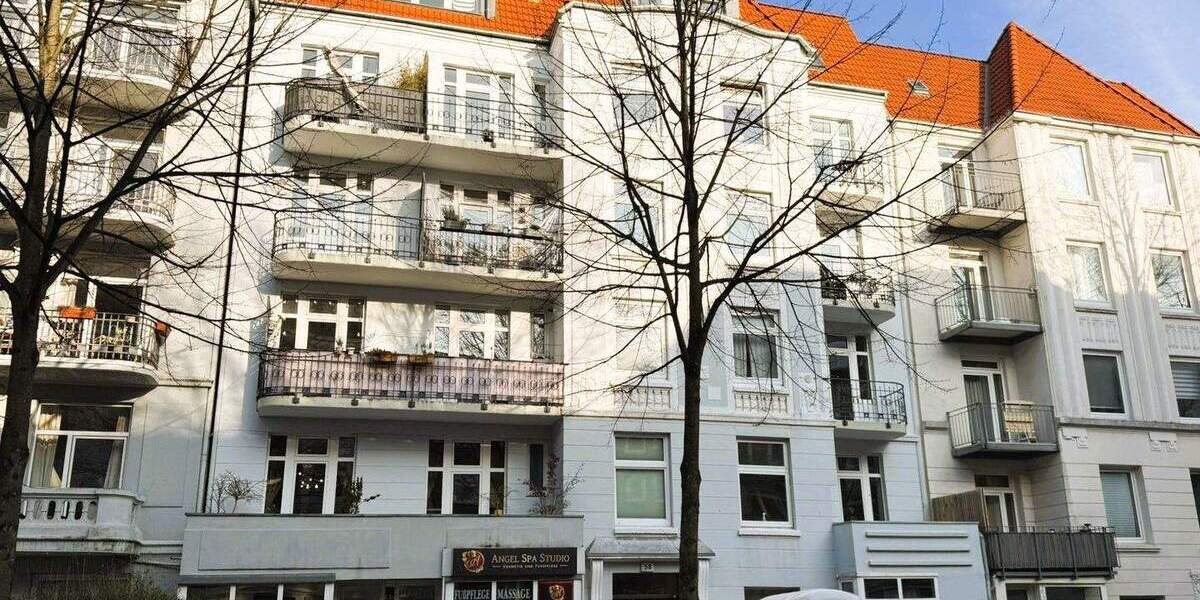 Etagenwohnung Hamburg Eimsbüttel - 2 Zimmer, 49 m&sup2;, 429.000&euro; | Angebot:25679961
