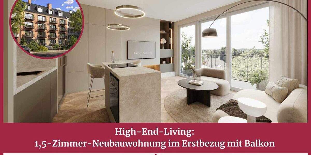 Etagenwohnung Hamburg Harvestehude - 1 Zimmer, 33 m&sup2;, 475.000&euro; | Angebot:25846201
