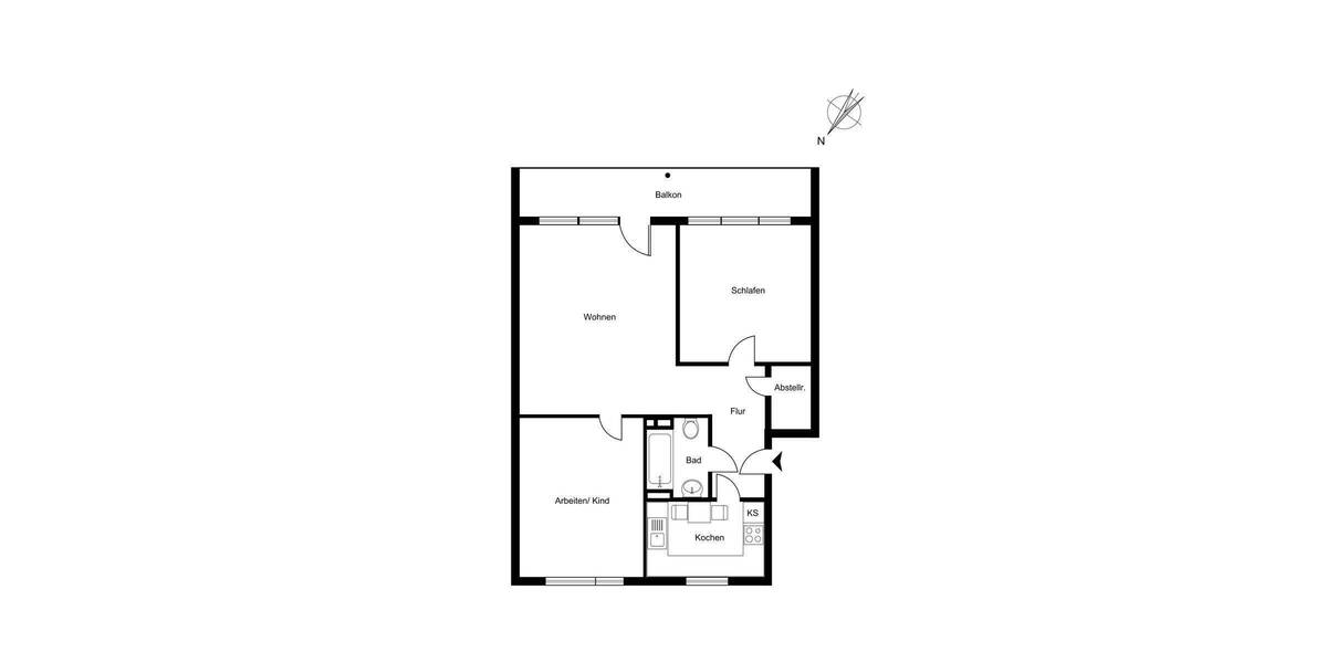 Etagenwohnung Elmshorn - 3 Zimmer, 81 m&sup2;, 255.000&euro; | Angebot:25730752