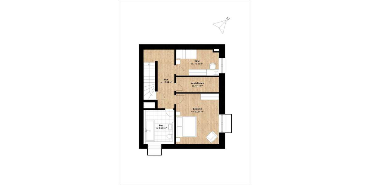 Etagenwohnung Hamburg Marienthal - 4 Zimmer, 116 m&sup2;, 749.000&euro; | Angebot:25702397