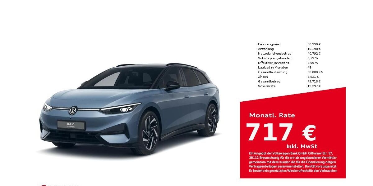 VW ID.7 17.050 km 50.990 &euro; Bad Oldesloe 23843