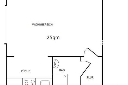 Wohnung Hamburg Uhlenhorst - 1 Zimmer, 24 m&sup2;, 350&euro; | Angebot:24539286