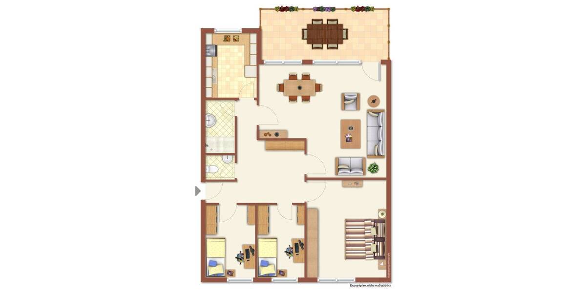 Etagenwohnung Hamburg Iserbrook - 4 Zimmer, 103 m&sup2;, 425.000&euro; | Angebot:26826713