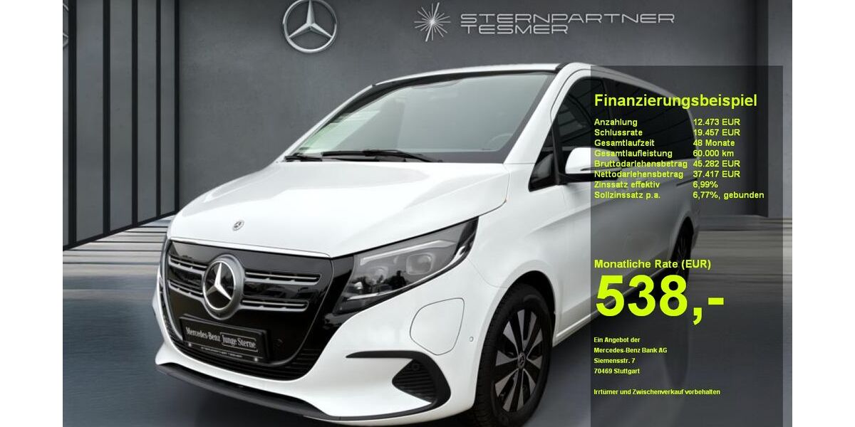 Mercedes-Benz EQV 19.900 km 48.780 &euro; Rellingen 25462