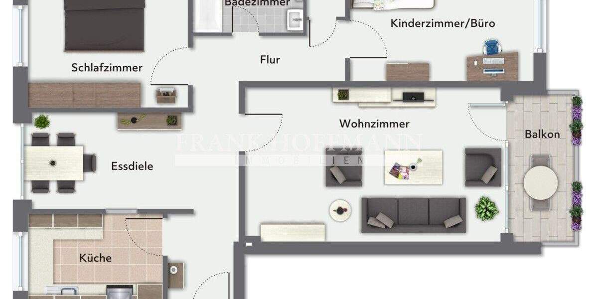 Etagenwohnung Rellingen - 3 Zimmer, 77 m&sup2;, 249.000&euro; | Angebot:25700535