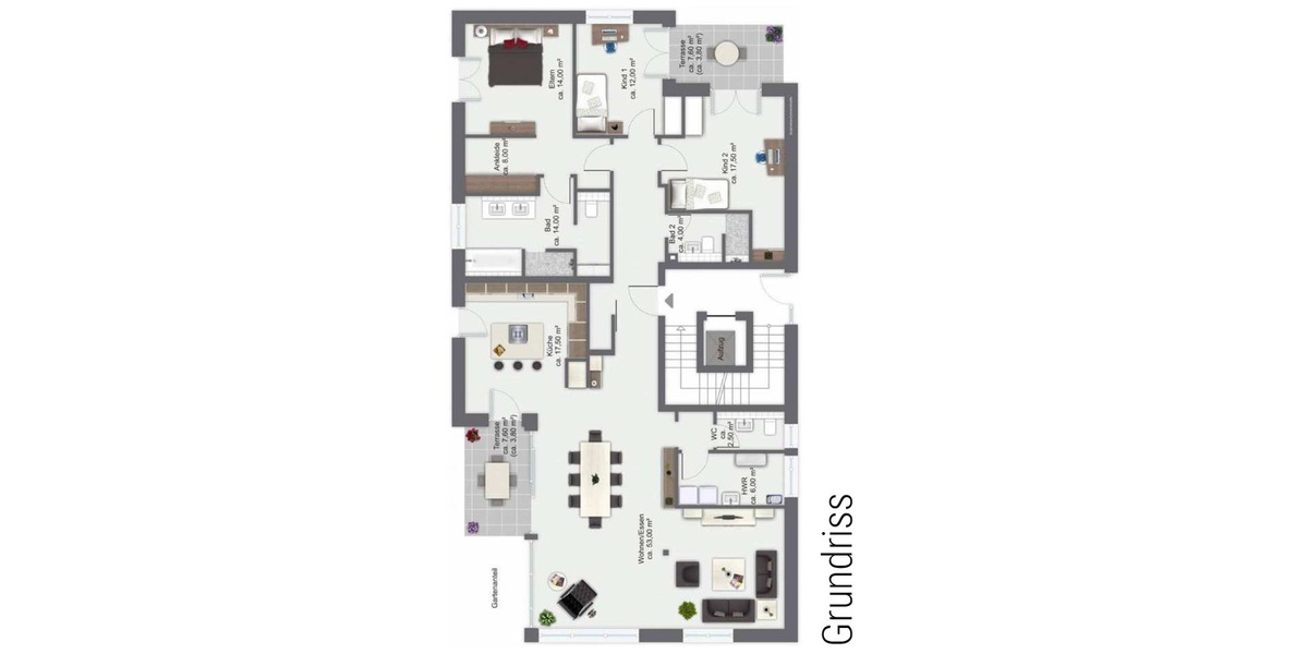 Etagenwohnung Hamburg Wellingsbüttel - 4 Zimmer, 178 m&sup2;, 1.245.000&euro; | Angebot:25770909