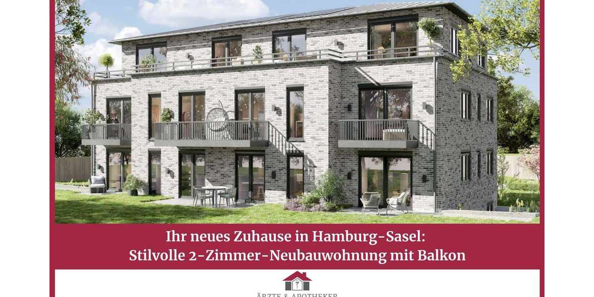 Etagenwohnung Hamburg Sasel Sasel - 2 Zimmer, 40 m&sup2;, 319.000&euro; | Angebot:26028235