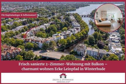 Wohnung Hamburg Winterhude - 1 Zimmer, 43 m&sup2;, 449.000&euro; | Angebot:25937377