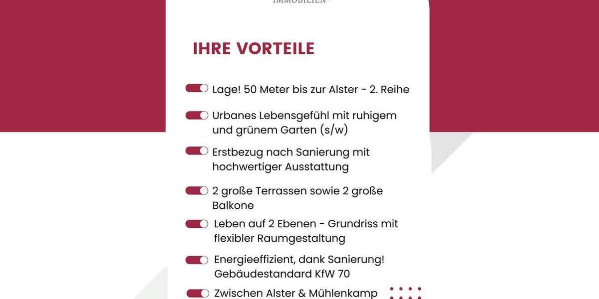 Etagenwohnung Hamburg Winterhude - 6 Zimmer, 193 m&sup2;, 2.589.000&euro; | Angebot:25691189