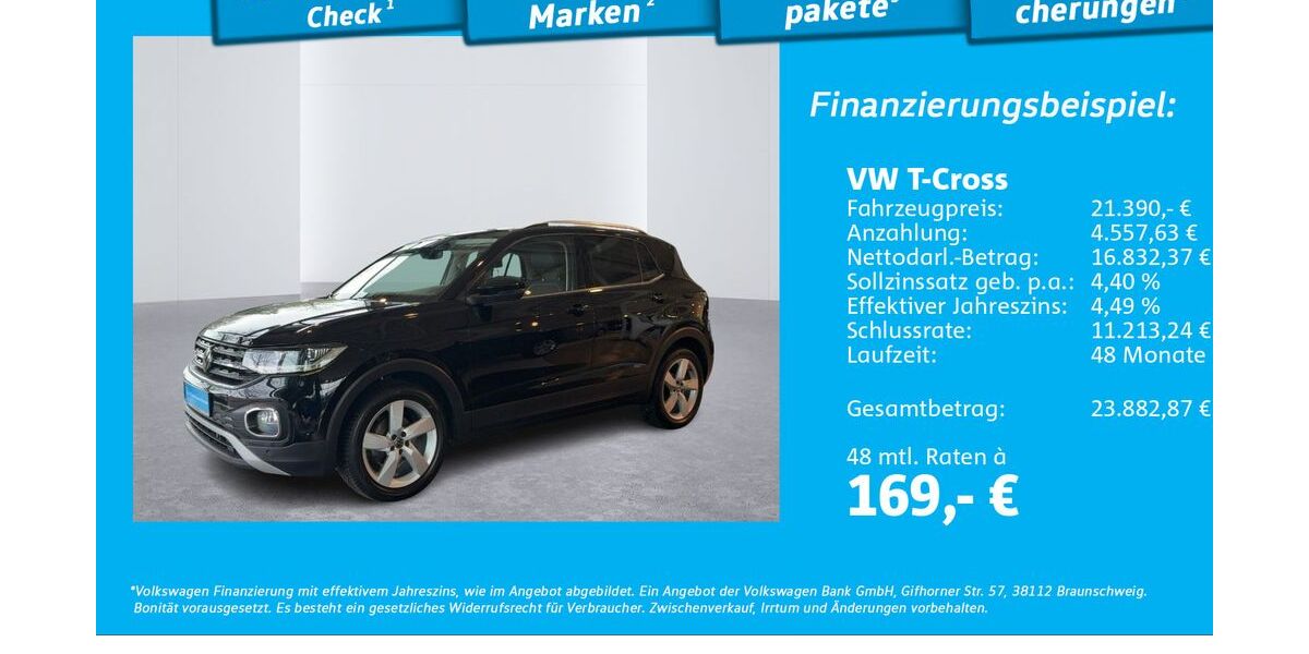VW T-Cross 82.482 km 21.390 &euro; Glinde 21509