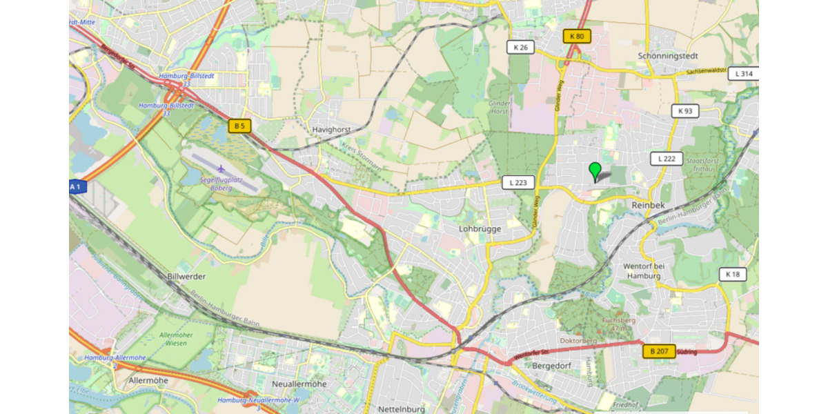 Etagenwohnung Reinbek - 2 Zimmer, 55 m&sup2;, 169.000&euro; | Angebot:25747573