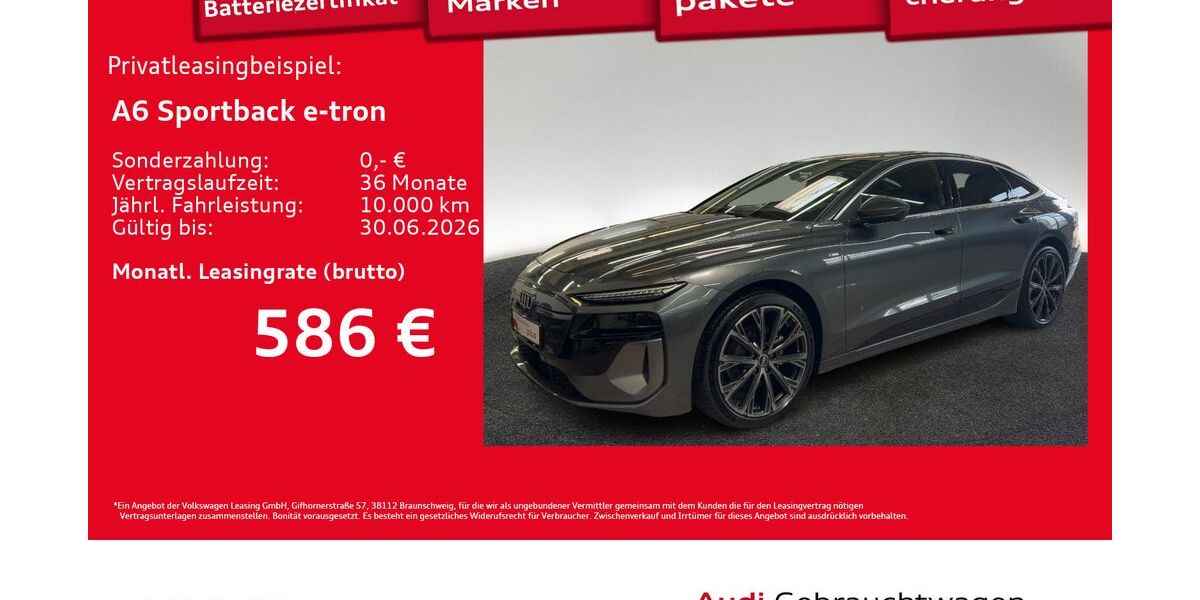 Audi A6 e-tron 9.910 km 54.880 &euro; Hamburg 22529