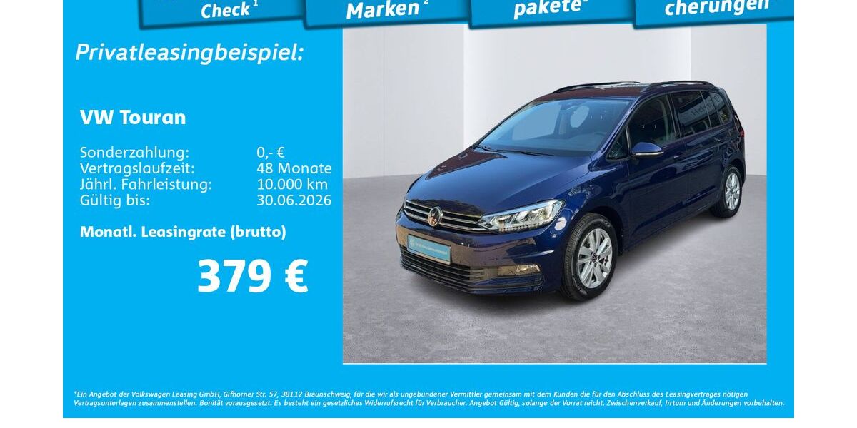 VW Touran 55.464 km 30.888 &euro; Hamburg 22303