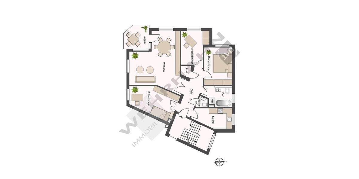 Etagenwohnung Itzstedt - 4 Zimmer, 90 m&sup2;, 219.000&euro; | Angebot:25704559