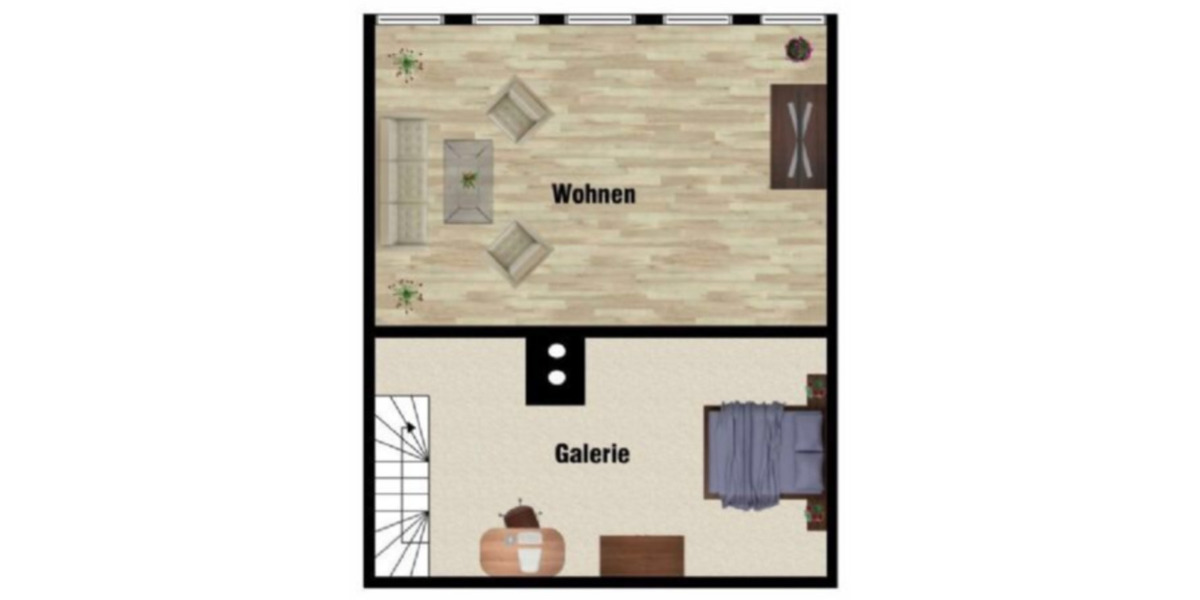 Loft - Studio - Atelier Hamburg Groß Borstel - 1 Zimmer, 54 m&sup2;, 297.000&euro; | Angebot:26021621