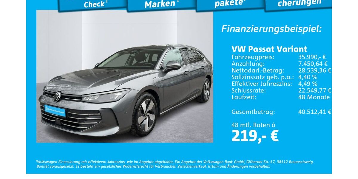 VW Passat Variant 24.025 km 35.990 &euro; Glinde 21509