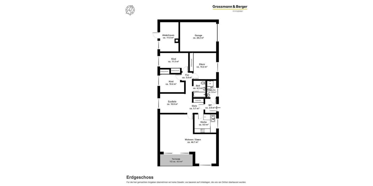 Bungalow Wohltorf - 4 Zimmer, 126 m&sup2;, 545.000&euro; | Angebot:25662611