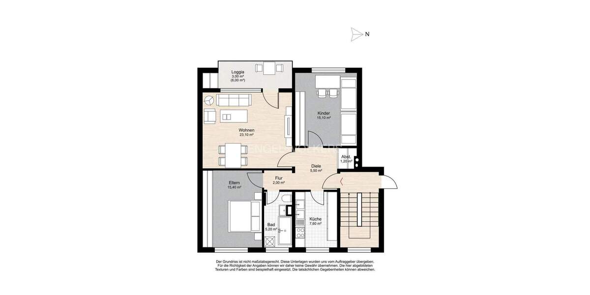 Etagenwohnung Großhansdorf - 3 Zimmer, 76 m&sup2;, 245.000&euro; | Angebot:25701893