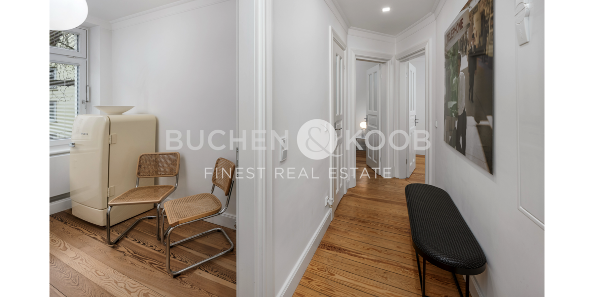 Etagenwohnung Hamburg Eppendorf - 2 Zimmer, 45 m&sup2;, 480.000&euro; | Angebot:25280853