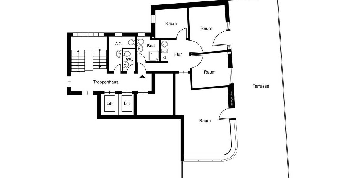 Gewerbeobjekt Hamburg / Altstadt Hamburg-Altstadt - 4 Zimmer, 73 m&sup2;, 1.895&euro; | Angebot:26037493