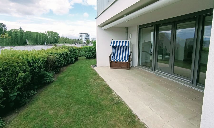 Provisionsfrei* Elbblick, Wasserblick, Elbe bei Hamburg, moderne & altersgerechte Terrassenwohnung - 3- Wedel | Angebot:26973288