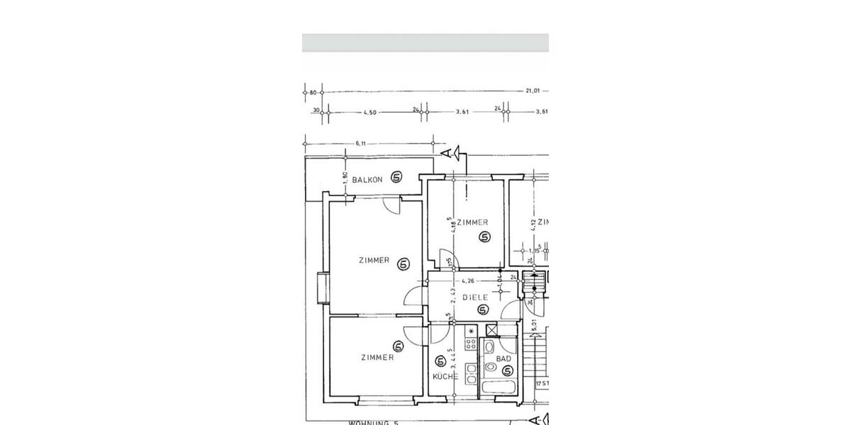 Etagenwohnung Uetersen - 3 Zimmer, 86 m&sup2;, 239.000&euro; | Angebot:26183492