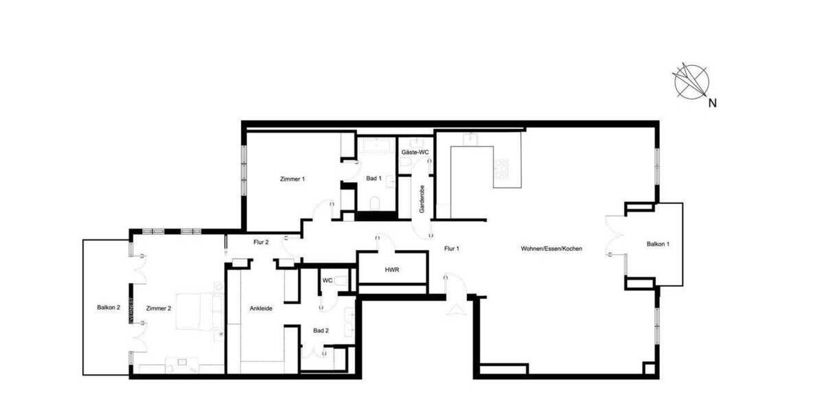 Etagenwohnung Hamburg St. Georg - 3 Zimmer, 199 m&sup2;, 2.950.000&euro; | Angebot:25738448