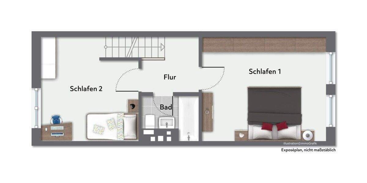 Reihenmittelhaus Norderstedt Harksheide - 4 Zimmer, 85 m&sup2;, 349.000&euro; | Angebot:25700472