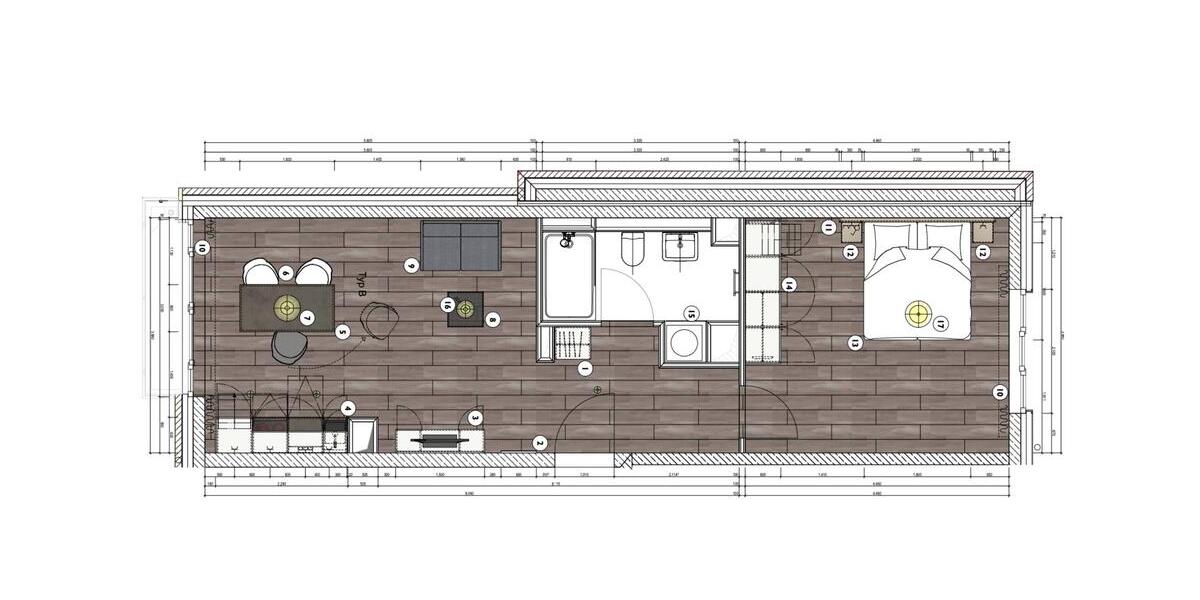 Etagenwohnung Hamburg Hamburg-Mitte - 2 Zimmer, 54 m&sup2;, 1.175&euro; | Angebot:25127278