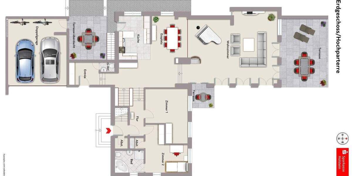 Etagenwohnung Hamburg Volksdorf - 3 Zimmer, 272 m&sup2;, 1.339.000&euro; | Angebot:25732027